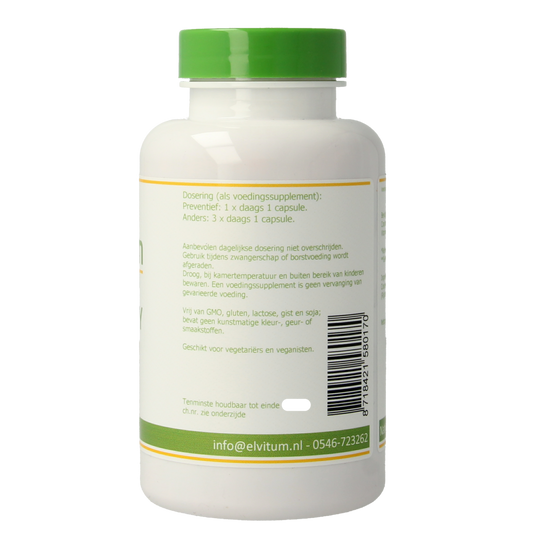 Elvitum  Cranberry + 60mg vitamine C 150.00 Vegetarische capsules