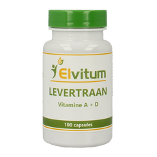 Elvitum  Levertraan A D3 100.00 Capsules