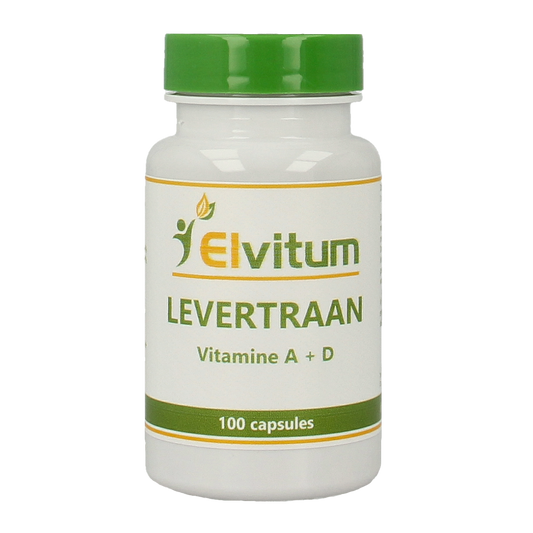 Elvitum  Levertraan A D3 100.00 Capsules