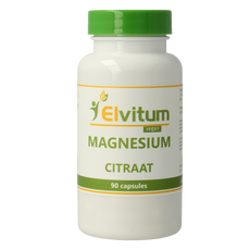 Elvitum  Magnesium citraat 90.00 Vegetarische capsules