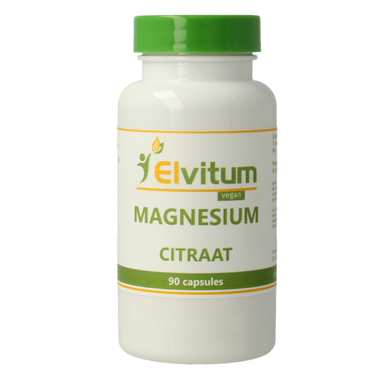 Elvitum  Magnesium citraat 90 Vegetarische capsules