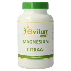 Elvitum  Magnesium citraat 180.00 Vegetarische capsules