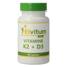 Elvitum  Vitamine K2 & D3 90 Vegetarische capsules