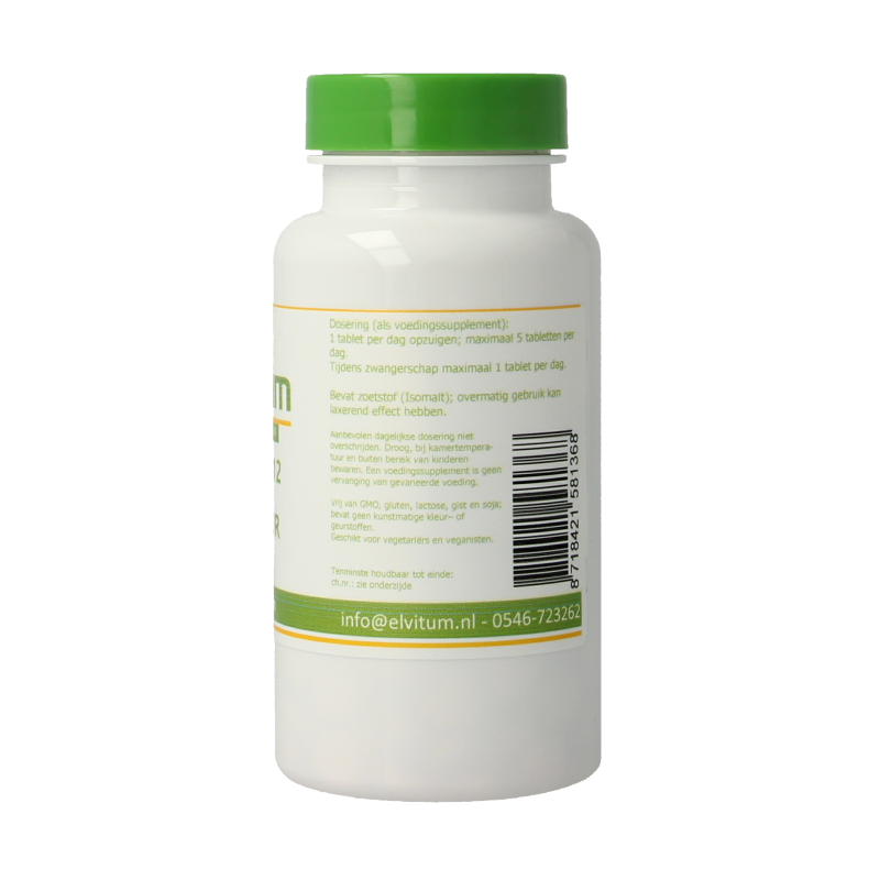 Elvitum  Vitamine B12 1000mcg + foliumzuur 270 Zuigtabletten