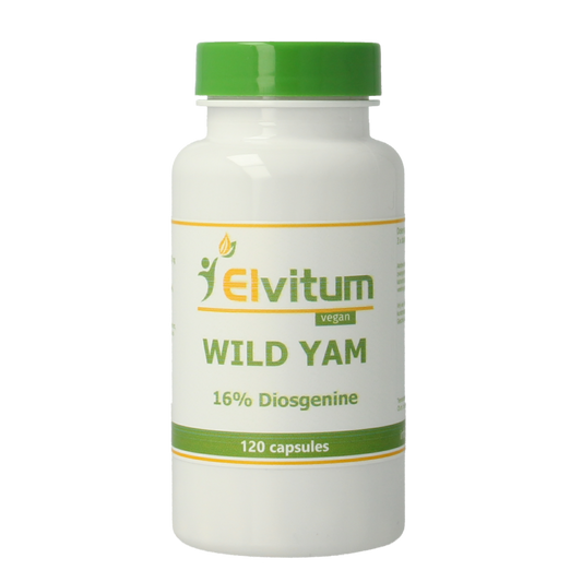 Elvitum  Wild yam 100mg 16% diosgenine 120 Vegetarische capsules