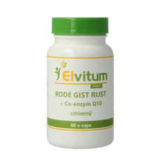 Elvitum  Rode gist rijst met Q10 60 Vegetarische capsules