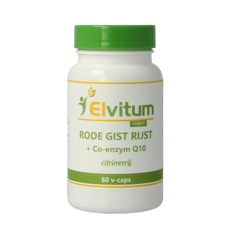 Elvitum  Rode gist rijst met Q10 60 Vegetarische capsules