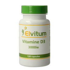Elvitum  Vitamine D3 3000IE/75mcg 120 Capsules