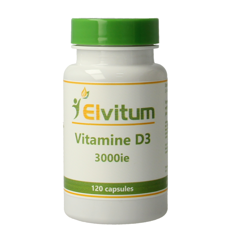 Elvitum  Vitamine D3 3000IE/75mcg 120 Capsules