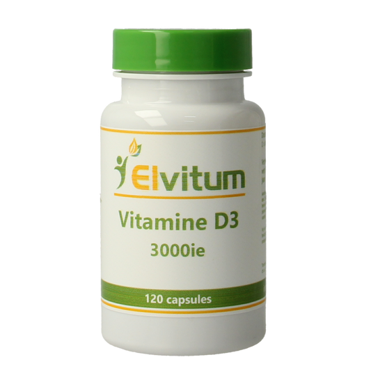 Elvitum  Vitamine D3 3000IE/75mcg 120 Capsules