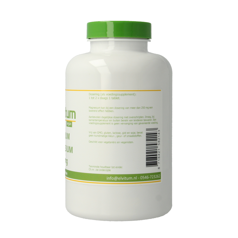 Elvitum  Premium magnesium 200mg 180 Tabletten