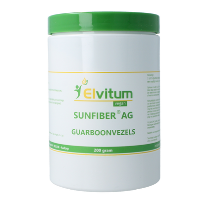 Elvitum  Sunfiber AG guarboonvezels 200.00 Gram