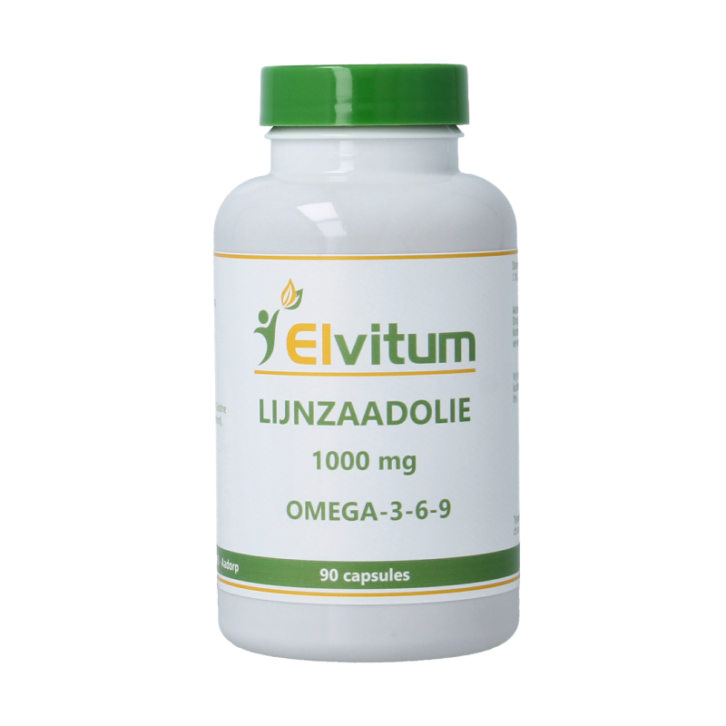 Elvitum  Lijnzaadolie omega 3-6-9 90 Capsules