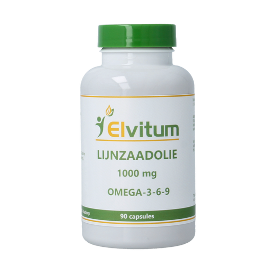 Elvitum  Lijnzaadolie omega 3-6-9 90 Capsules