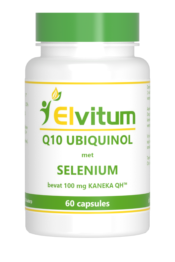 Elvitum  Co-Q10 ubiquinol met selenium 60 Capsules