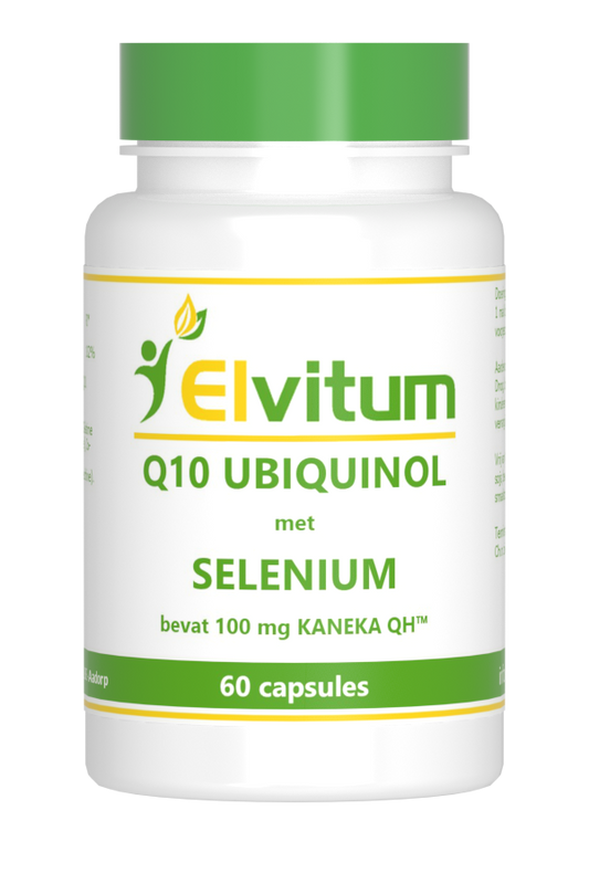 Elvitum  Co-Q10 ubiquinol met selenium 60 Capsules