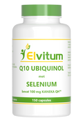 Elvitum  Co-Q10 ubiquinol met selenium 150 Capsules