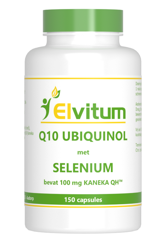 Elvitum  Co-Q10 ubiquinol met selenium 150 Capsules