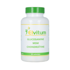 Elvitum  Glucosamine MSM Chondroïtine 80.00 Tabletten