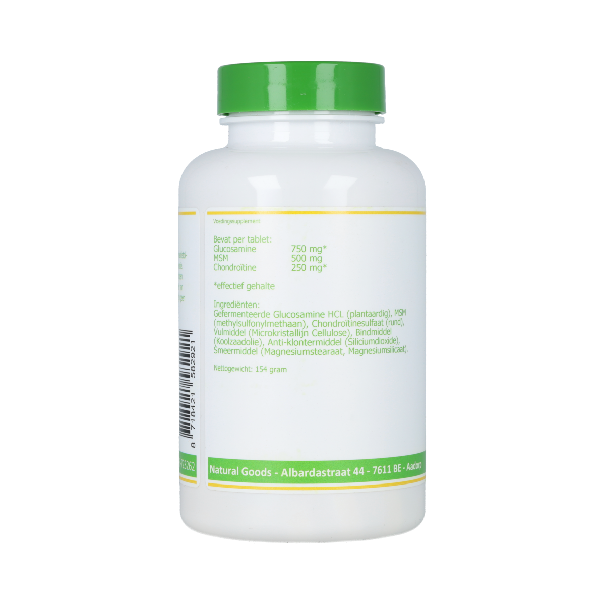 Elvitum  Glucosamine MSM Chondroïtine 80.00 Tabletten