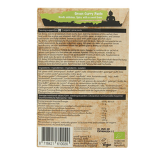 Onoff Thaise groene currypasta bio 50.00 Gram