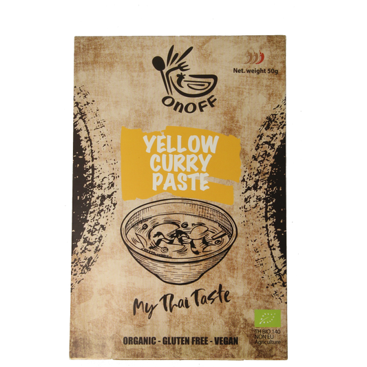 Onoff Thaise gele currypasta bio 50 Gram
