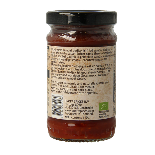 Onoff Sambal badjak bio 110.00 Gram