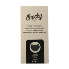 Cheeky Wipes Menstruatie ondergoed Feeling Pretty zw maat 38-40 1.00 Stuks