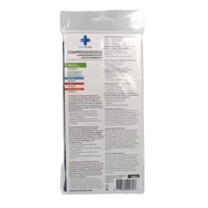 Solvacare Compressiekous zwart S 19 - 23 cm 1.00 Paar