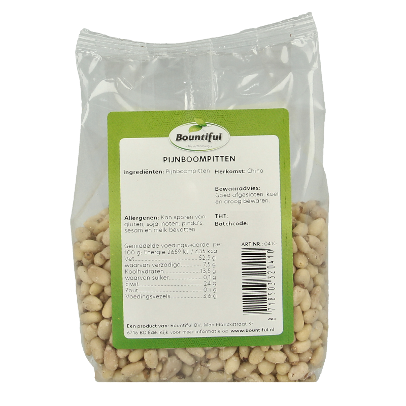Bountiful Pijnboompitten 150 Gram