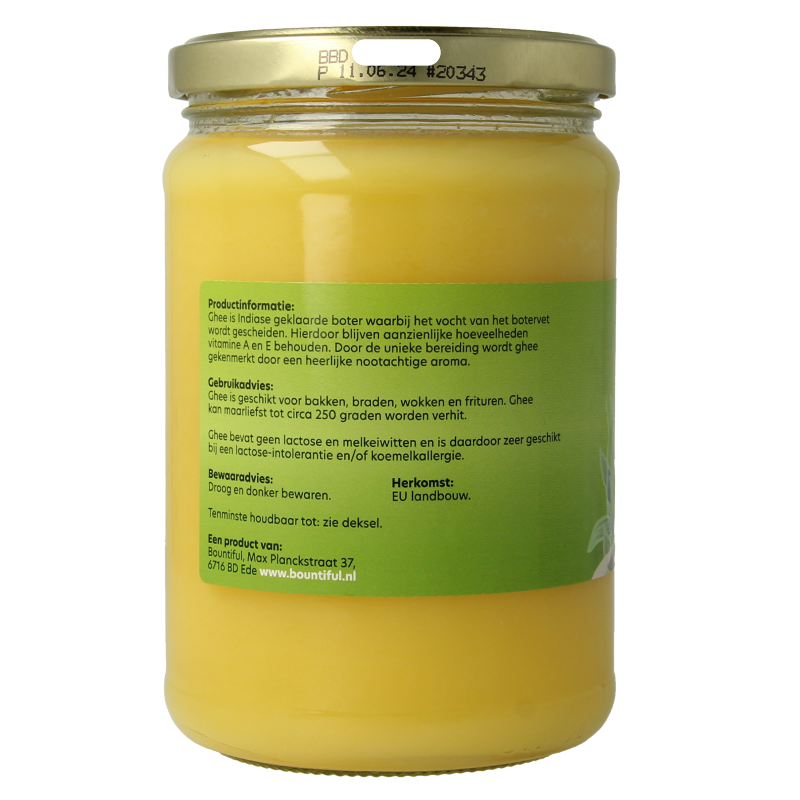 Bountiful Ghee boter bio 500 Gram