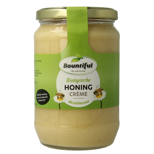 Bountiful Honing weidebloemen creme bio 900 Gram