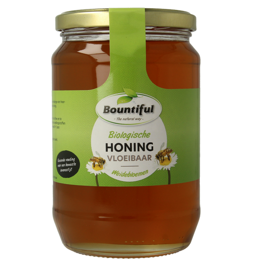 Bountiful Honing weidenbloemen vloeibaar bio 900 Gram