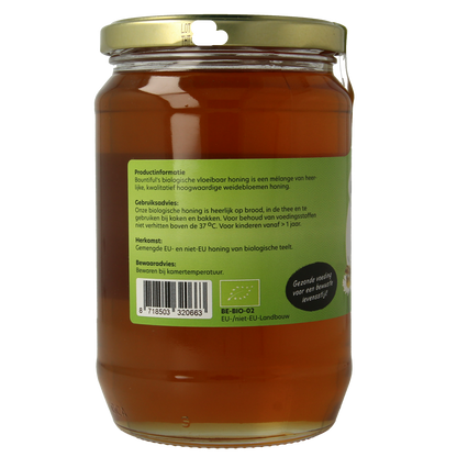 Bountiful Honing weidenbloemen vloeibaar bio 900.00 Gram