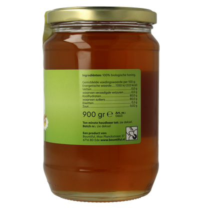 Bountiful Honing weidenbloemen vloeibaar bio 900.00 Gram