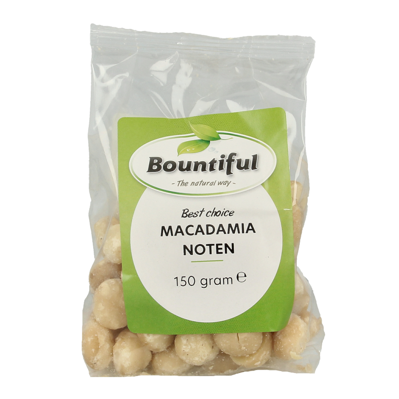 Bountiful Macadamia noten 150 Gram