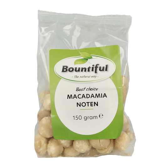 Bountiful Macadamia noten 150 Gram