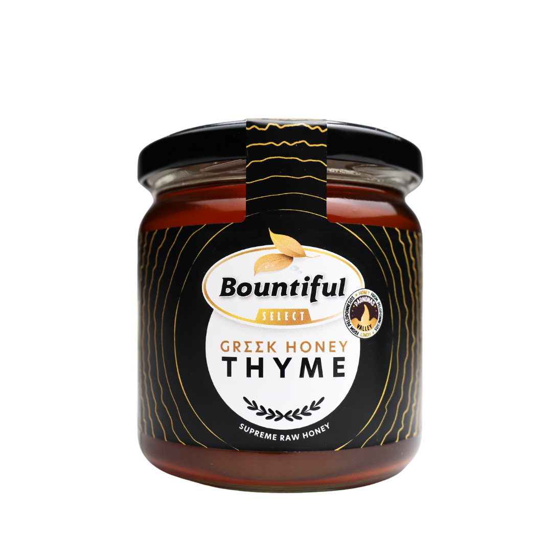 Bountiful select Griekse rauwe honing thyme/tijm 500 Gram
