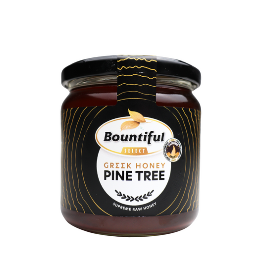 Bountiful select Griekse rauwe honing pine tree/dennen 500 Gram