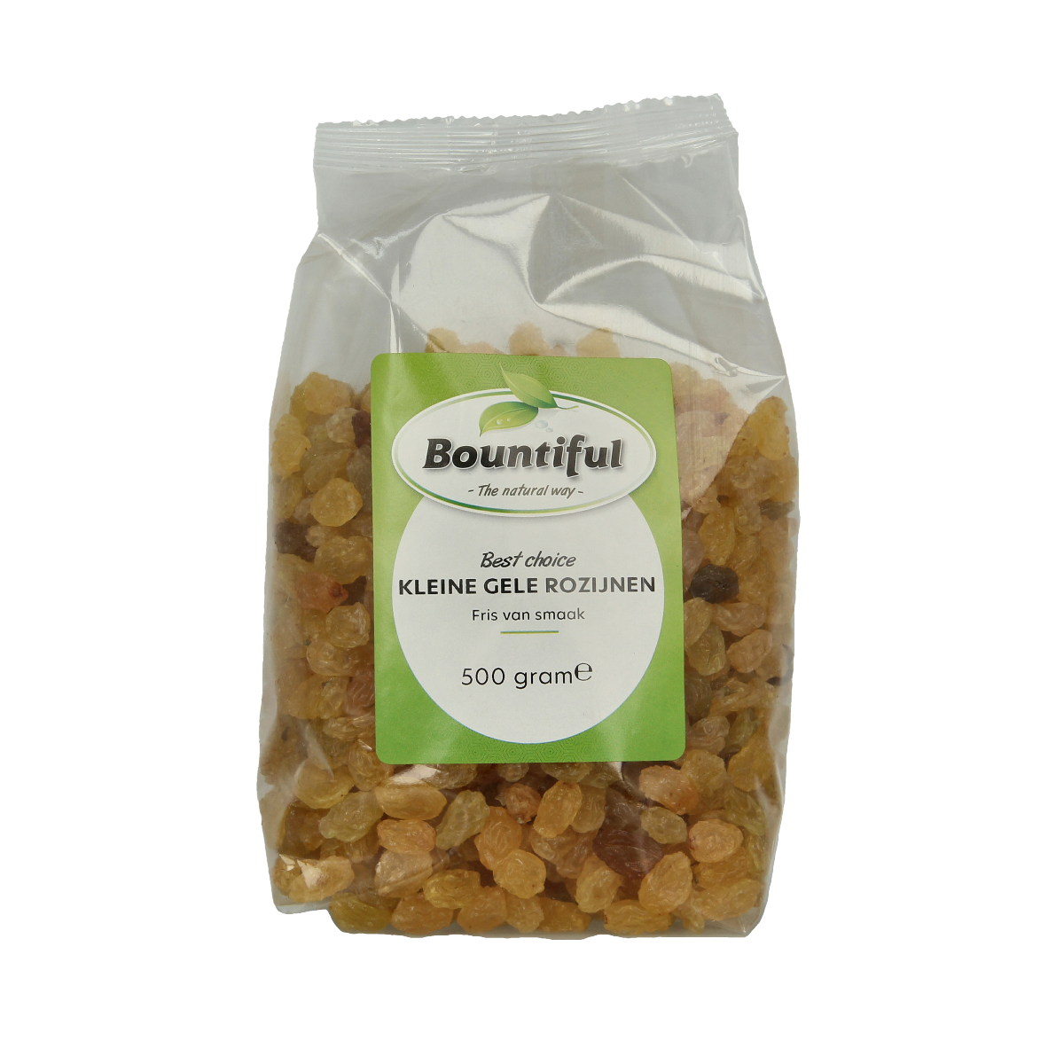 Bountiful Rozijnen geel klein 500.00 Gram
