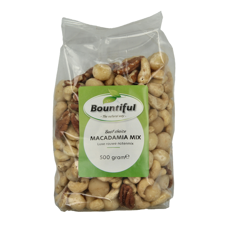 Bountiful Macadamia mix 500 Gram