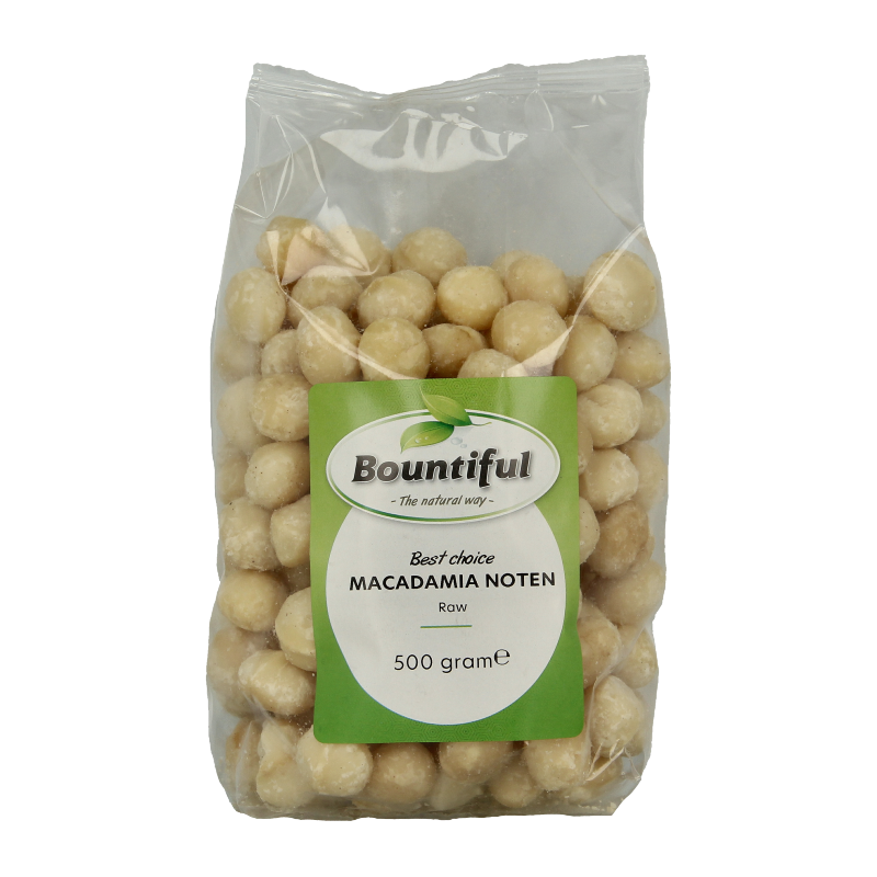 Bountiful Macadamia noten 500 Gram