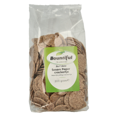 Bountiful Sesame pepper cracker 200 Gram