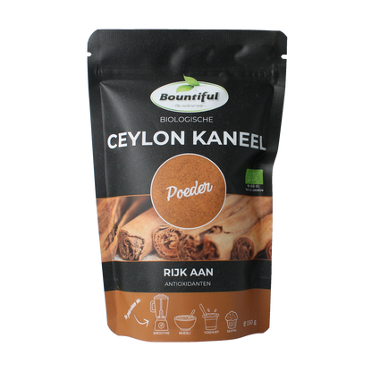 Bountiful Ceylon kaneel poeder bio 150.00 Gram