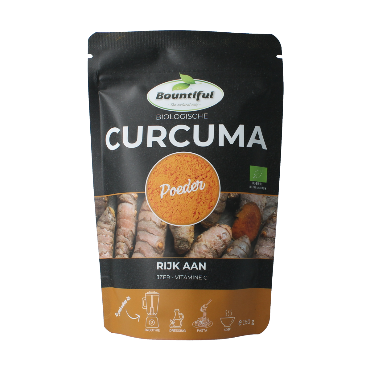 Bountiful Curcuma poeder bio 150.00 Gram