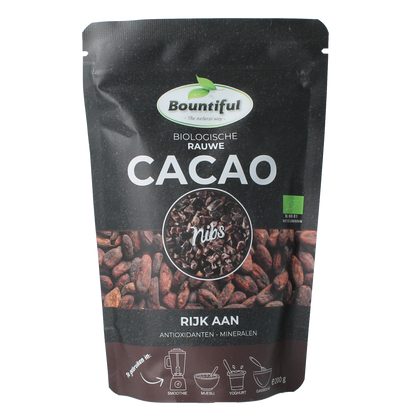 Bountiful Cacao nibs raw bio 200.00 Gram