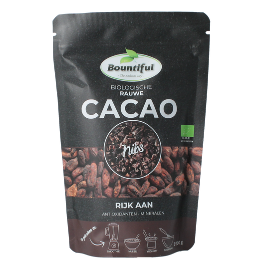 Bountiful Cacao nibs raw bio 200.00 Gram