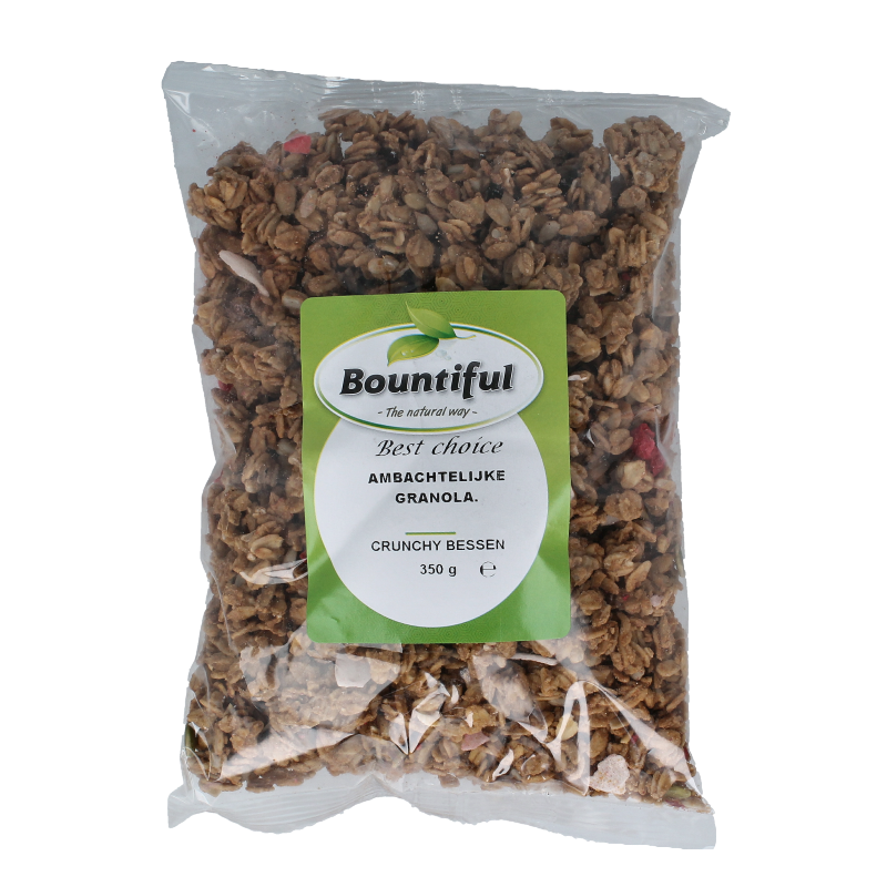Bountiful Ambachtelijke granola krunchy bessen 350 Gram