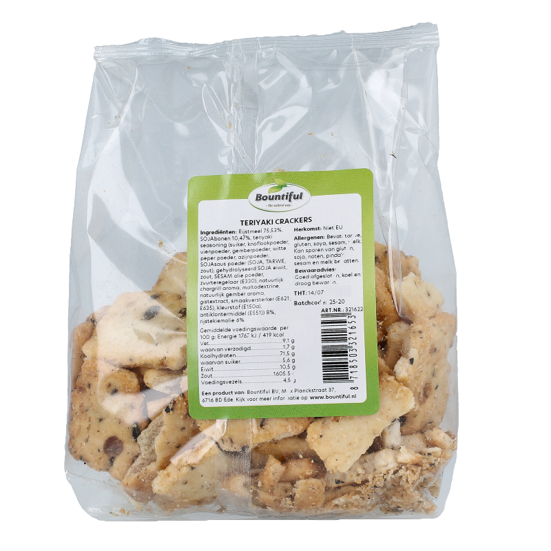 Bountiful Teriyaki crackers 180 Gram