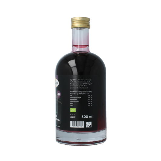 Bountiful Gember sap zwarte wortel bio 500.00 Milliliter